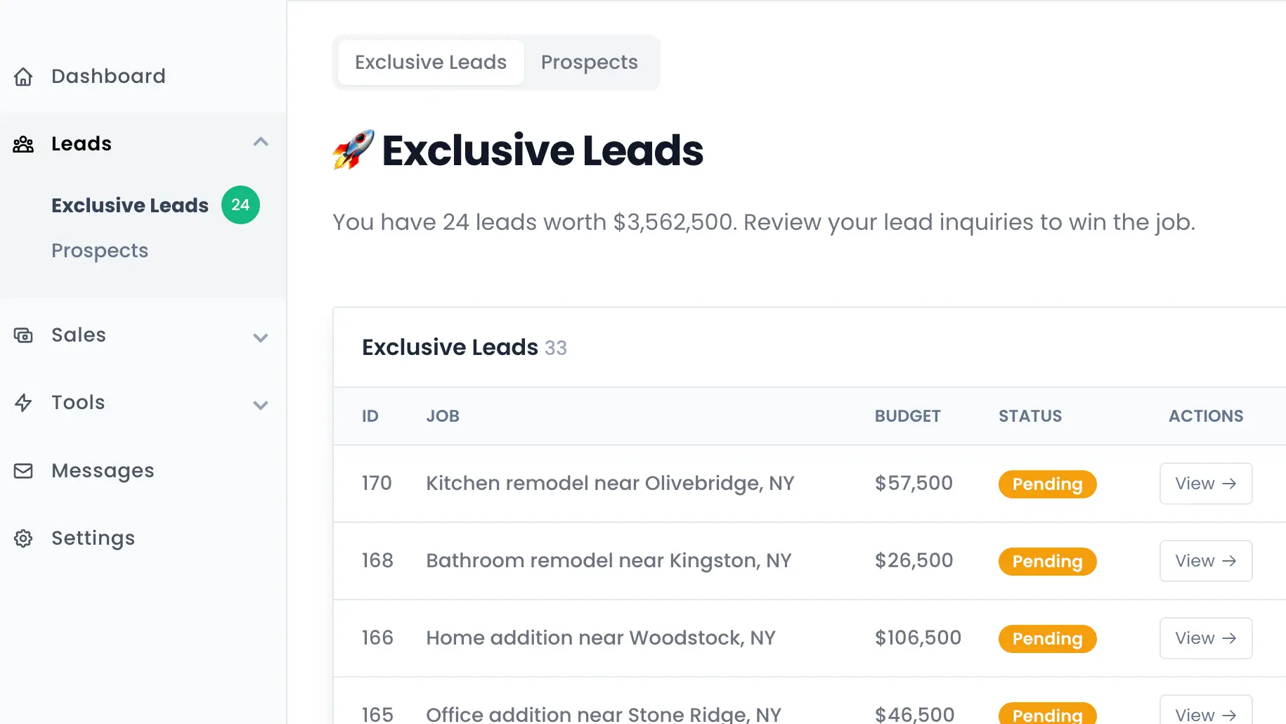 lead software for home service companies