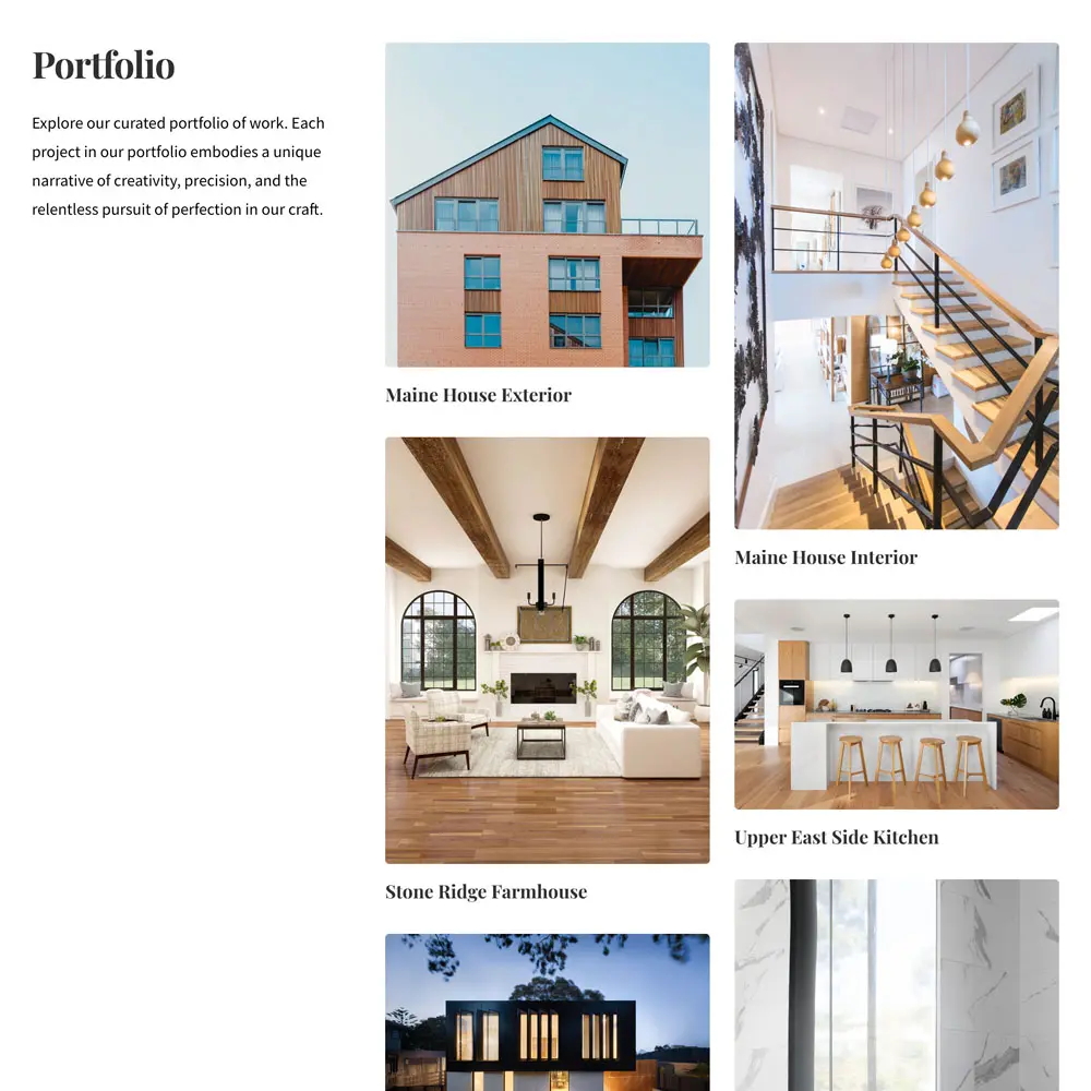 Pre-Designed Layouts